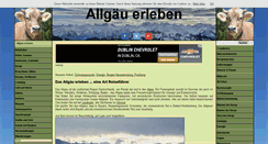 Desktop Screenshot of allgaeu-erleben.com