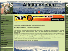 Tablet Screenshot of allgaeu-erleben.com